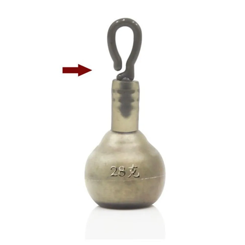 

Pure Lead Weight Fishing Tackle Carp Fishing Back Lead Fishing Line Parker Back Safety Clip Fishing Accessories 14/28/52g