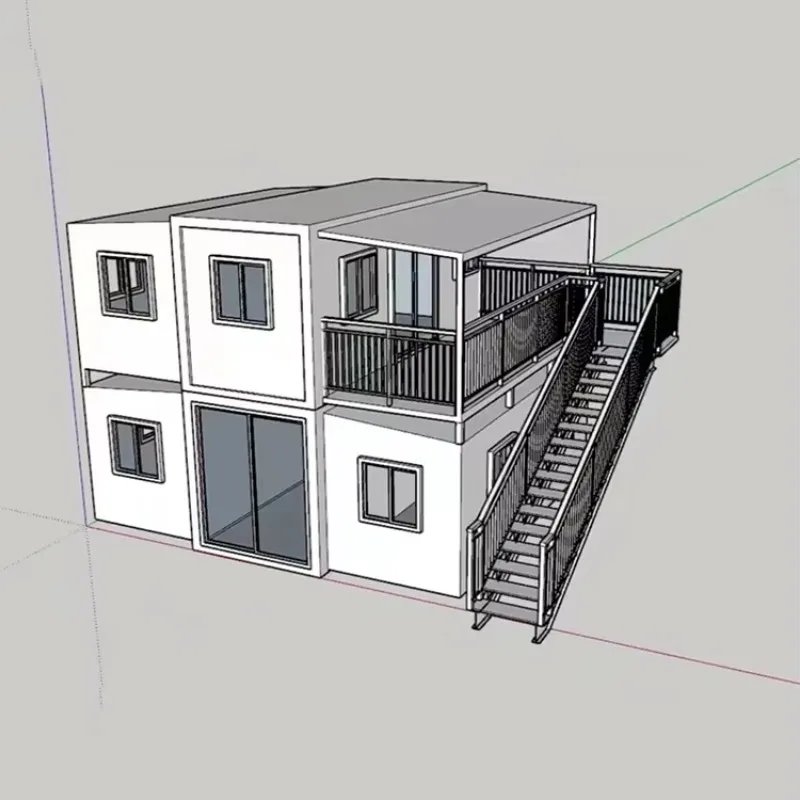 Строительный складной контейнерный дом