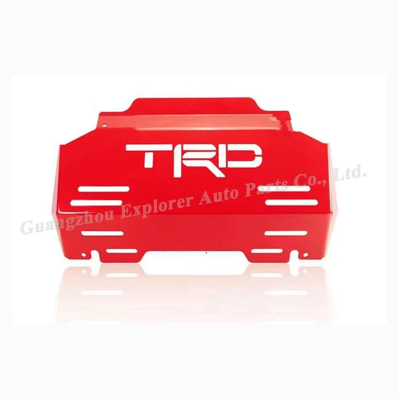 Фото Защитная пластина для Hilux Revo Fortuner, автомобильные внешние аксессуары, крышка Red Bash, защита двигателя №2