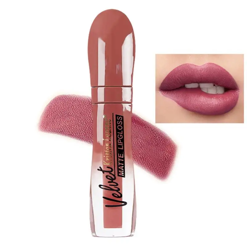 Сексуальный бархатный матовый блеск для губ водостойкий антипригарный