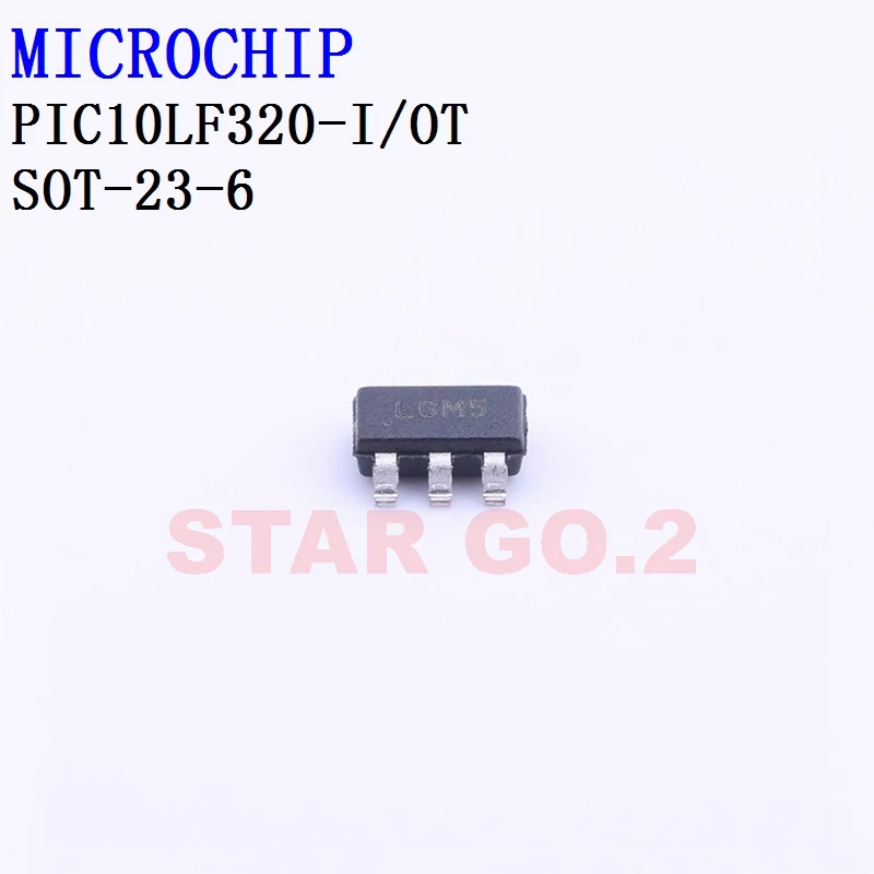 

5PCSx PIC10LF320-I/OT SOT-23-6 MICROCHIP Microcontroller