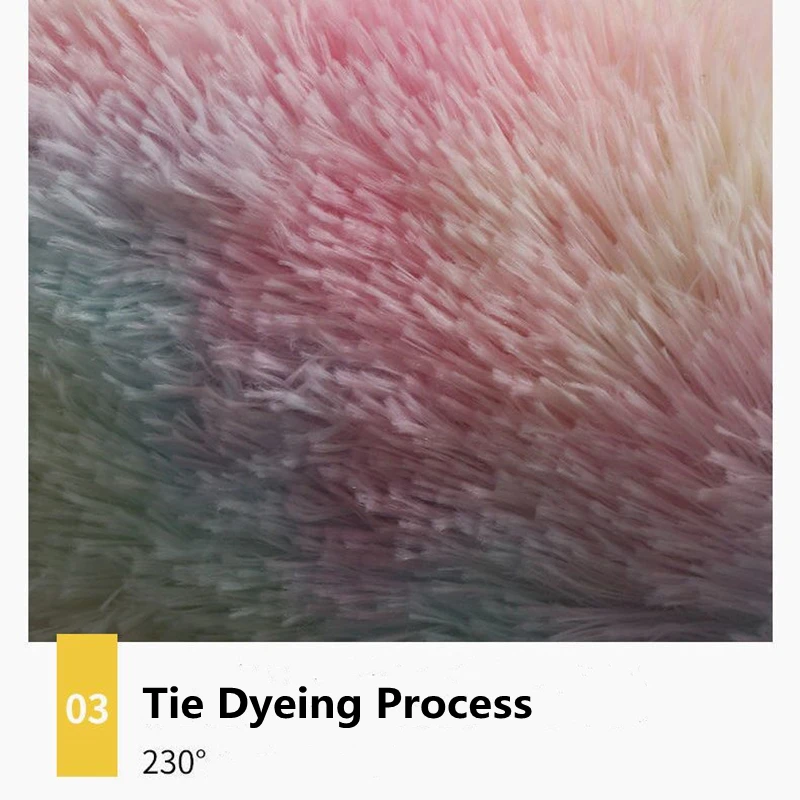 Tie Dyeing длинный пушистый плюшевый большой ковер для гостиной мягкие коврики
