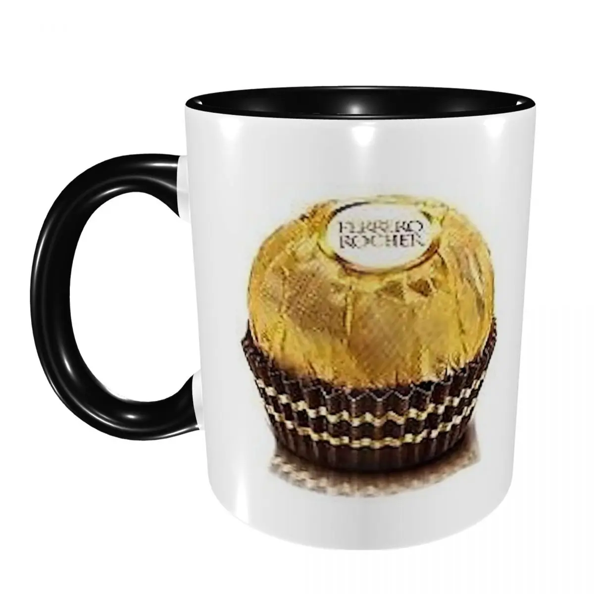 Фото Забавная керамическая кружка Ferrero Rocher для кофе, чая, молока, подарок для друзей №1