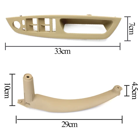 Модернизированная внутренняя дверная ручка автомобиля с левым рулем и внутренним подлокотником, замена крышки панели для BMW X5 X6 E70 E71 E72 2007-2013
