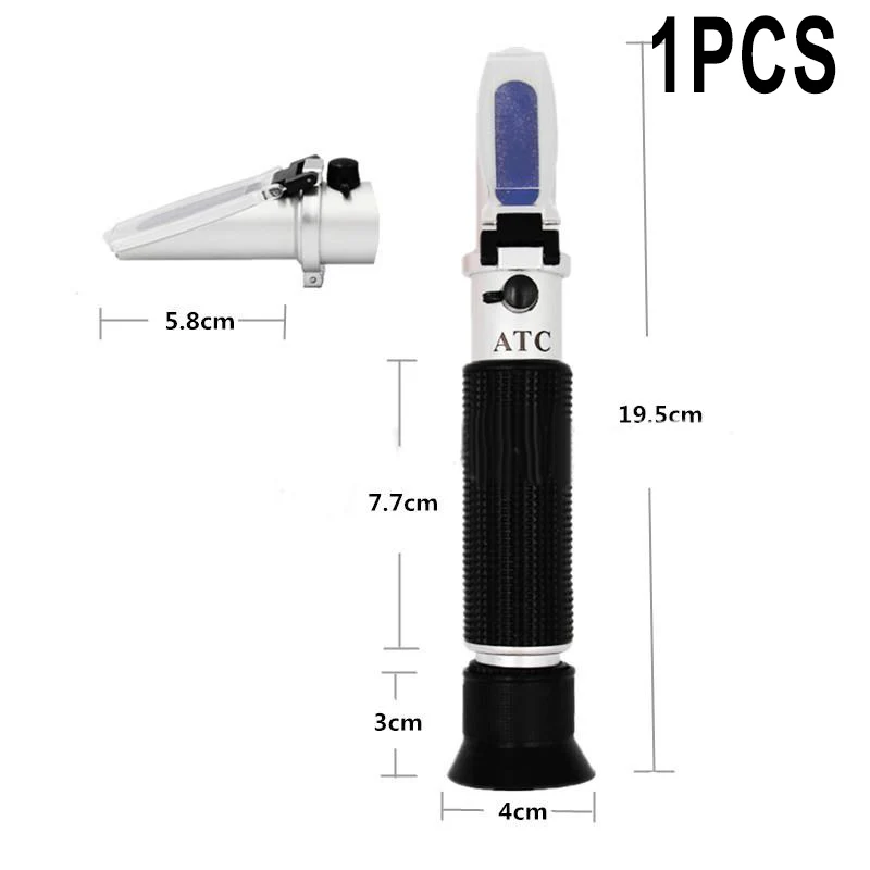 

Useful Refractometer Photorefractometer 0-100% 0.001 G/cm3 0.1% 300 (g)