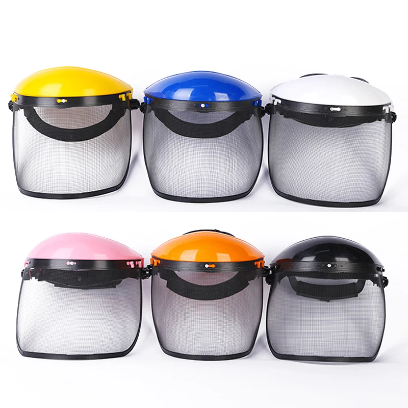 Садовый триммер для травы из нержавеющей стали защитная шапка на шлем с сеткой