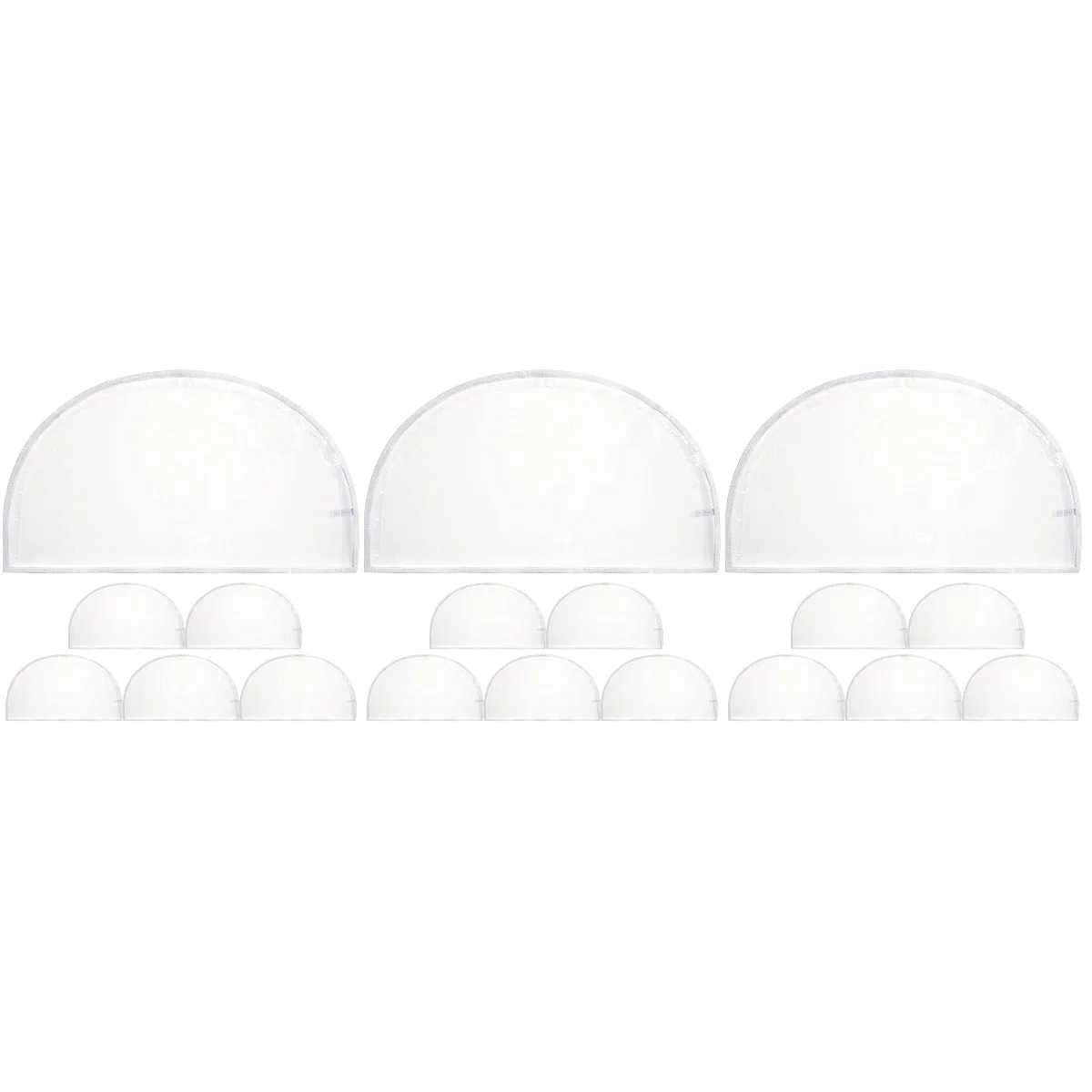 

18 Pcs Garment Shoulder Covers Hanging Garment Protectors Covers for Suit Coats