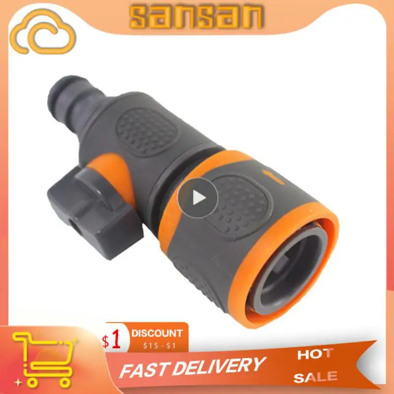 

Coated Valve Connector Single Nipple Rubber-coated Agriculture Garden Watering Shut Off Water Valves Garden Water Pipe Fittings