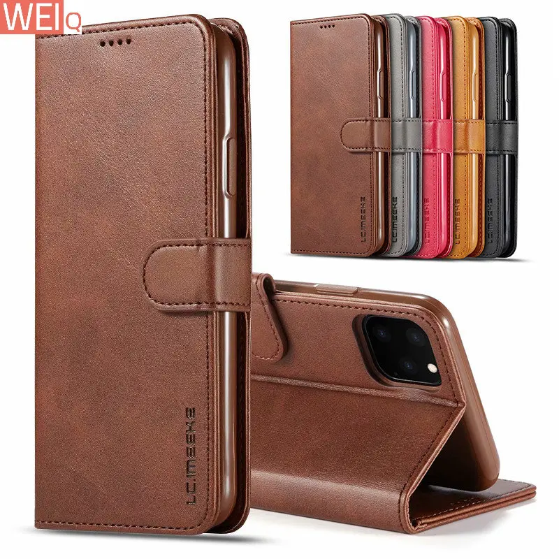 

For iPhone 12 Pro Case Leather Vintage Phone Case On iPhone 12 Mini Case Flip 360 Wallet Cover For i Phone 12 Pro Max Apple Case