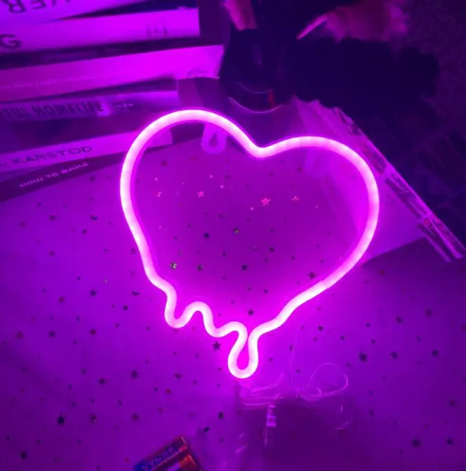 

Ins Style Pendant neon modeling lamp love neon decorative lamp