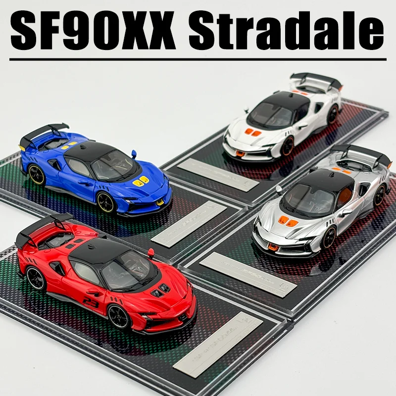 U2 1/64 SF90XX Stradale Ограниченная серия смолы для суперкара сплав игрушечный автомобиль