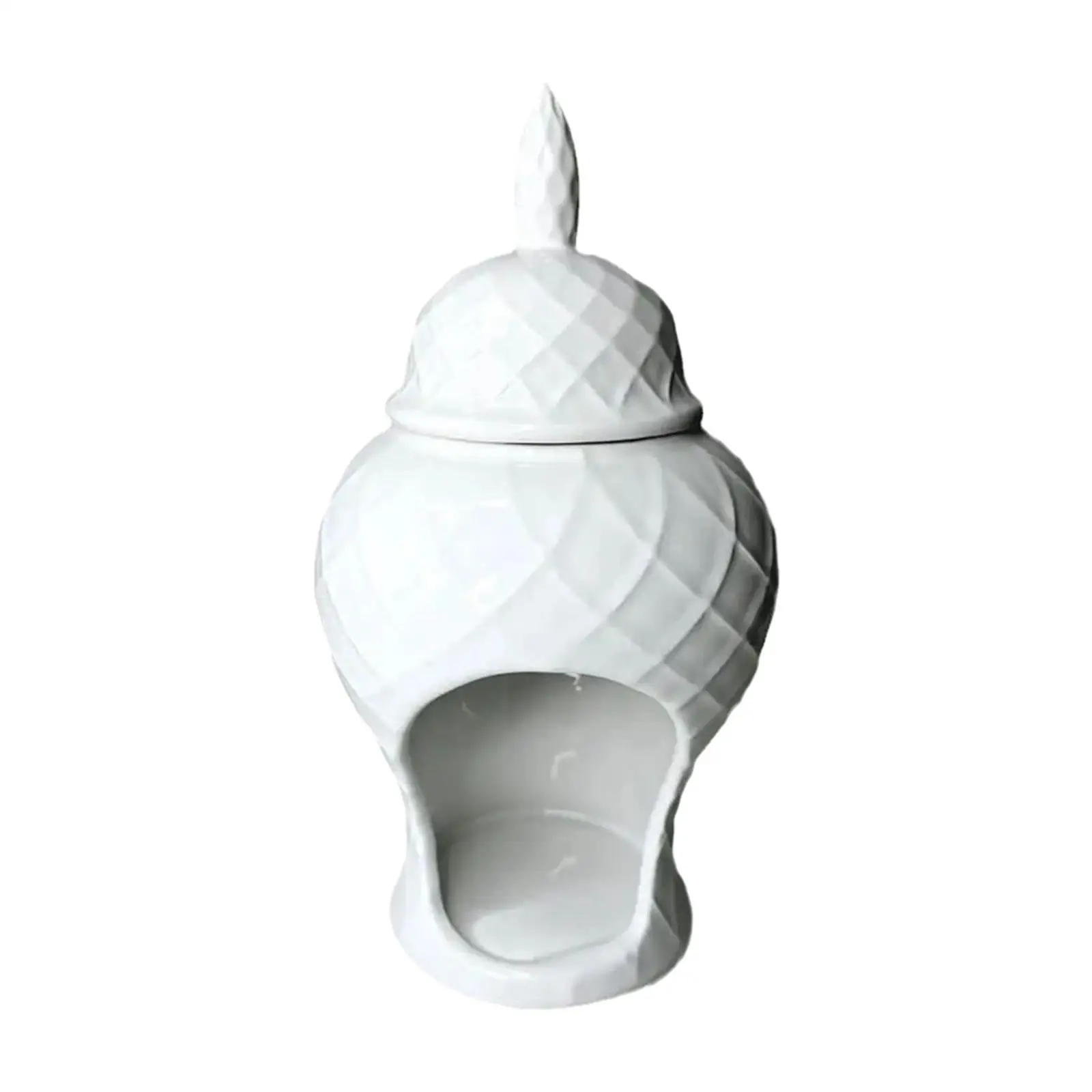 

Essential Oil Burner Candle Holder Home Decoration with Lid Censer Aroma Oil Warmer for Desktop Office Porch Living Room Garden