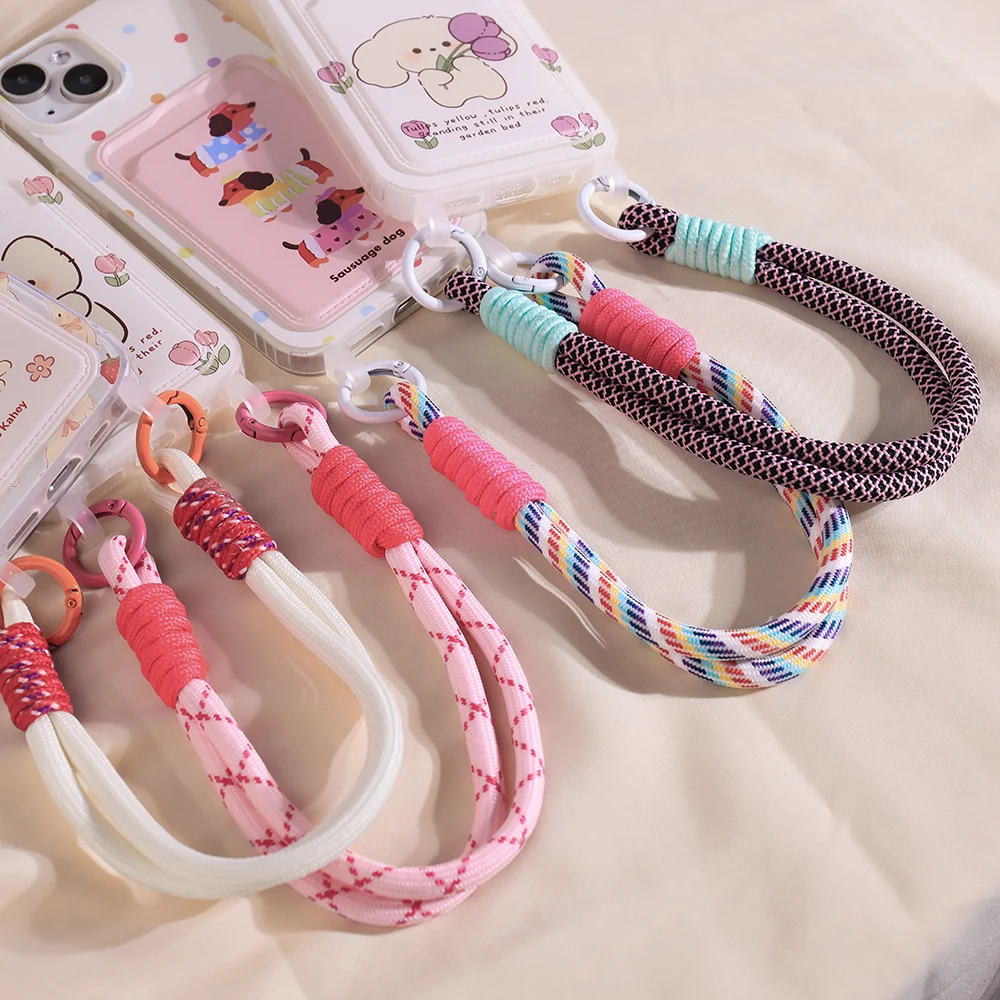 Phone Cases For iPhone 16 ProMax 15 13 14 12 11 Pro 8 6 7 Plus XS XsMax Card holder with lanyard shockproof Silicone Case