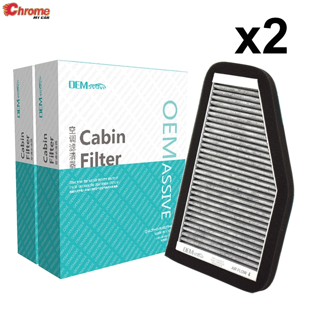 

2x Car Pollen Cabin Air Conditioning Filter Activated Carbon For Ford Escape Mercury Mariner Hybrid Mazda Tribute 8L8Z-19N619-B