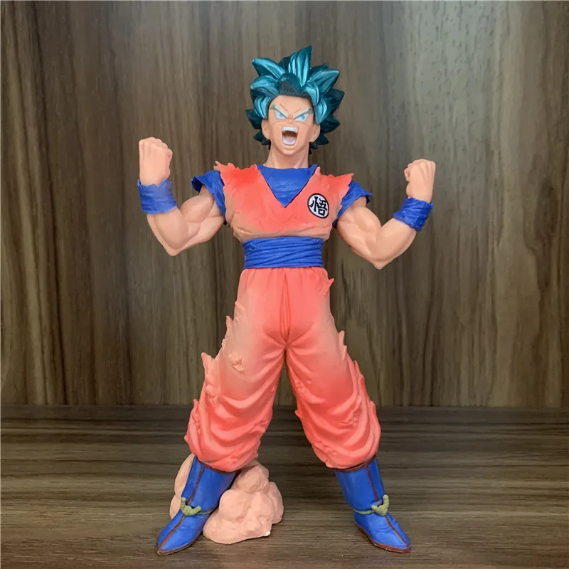 Фигурка из аниме Драконий жемчуг Z Goku Blue Super Saiyan кровь ПВХ экшн-фигурка DBZ Vegeta
