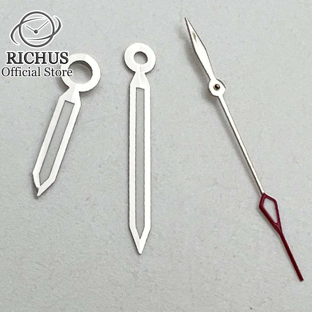 Зеленые светящиеся стрелки для часов NH35 NH36 ETA2824 2836 PT5000 ST2130 автоматические детали