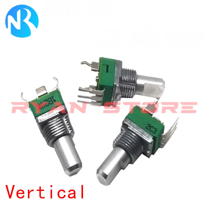 1 шт. 100% Новый оригинальный RD901F B20K Вертикальная фотомагнитола RD901F B10K B100K B20K A250K длина ручки половинный вал 15 мм 3 контакта