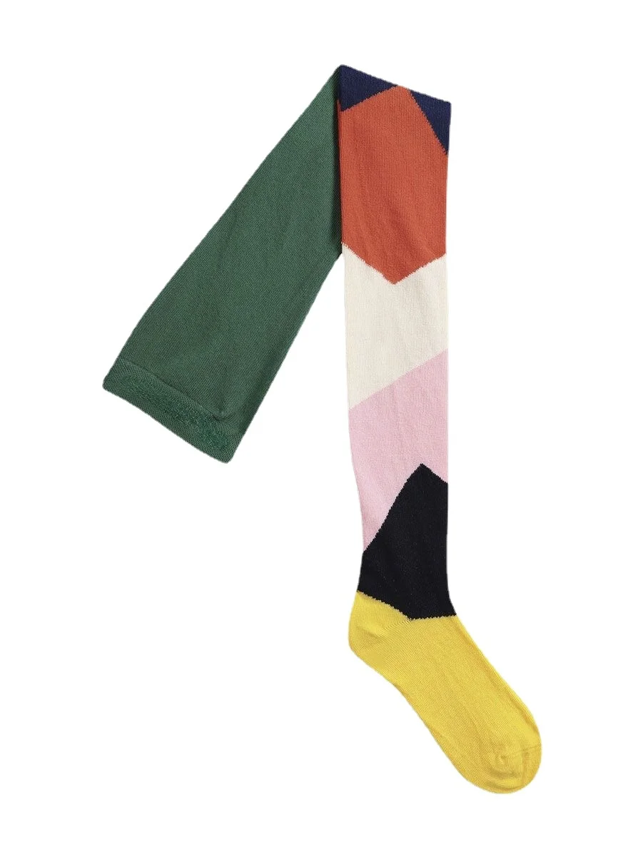 Детские колготки для девочек bobo 2022 весна осень мягкие маленьких Мультяшные