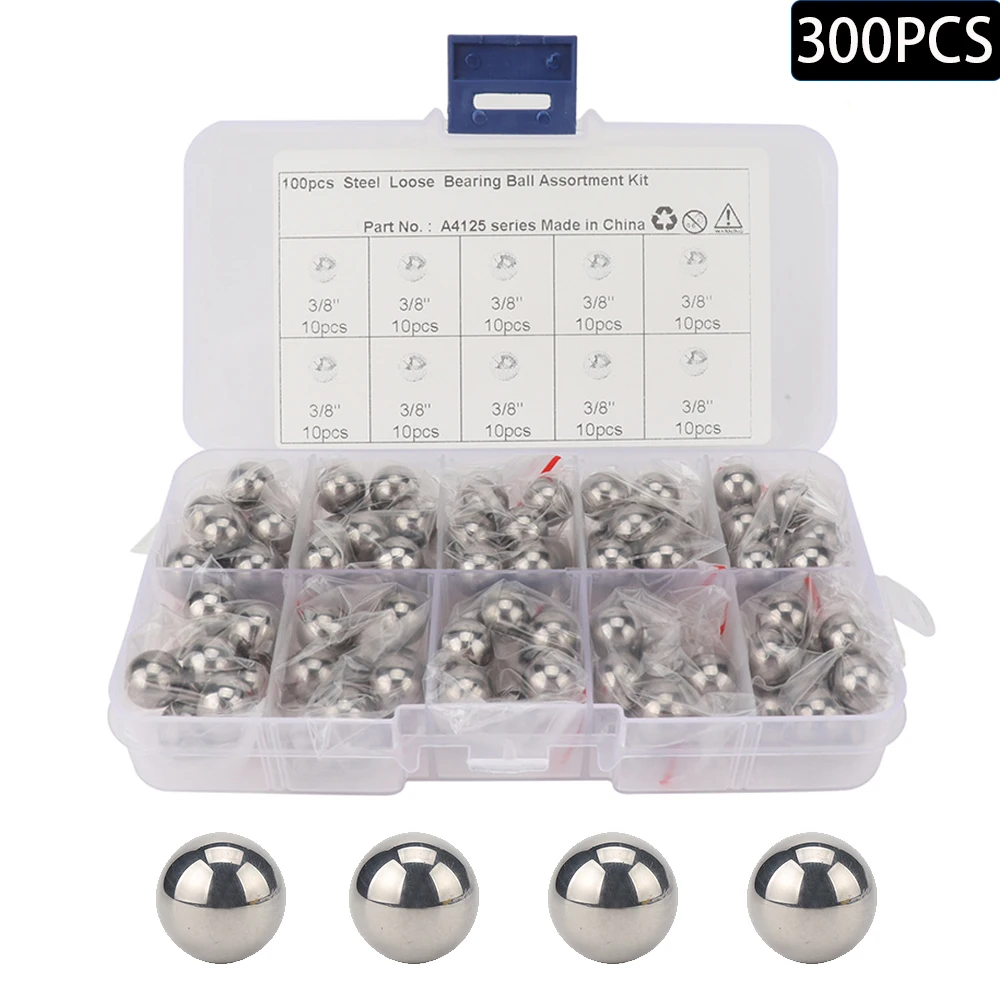 

100PCS/Box 3/8 Inch Precision Steel Bearing Balls G25 For Car Bicycle Motorcycle Auto Accessories Smooth Ball