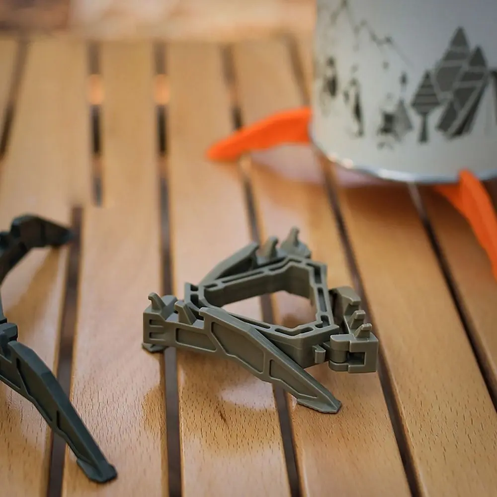 

Base Air Bottle Fixed Support Fixing Base Gas Tank Bracket Foldable Canister Tripod Gas Holder Tank Base Stove Canister Stand