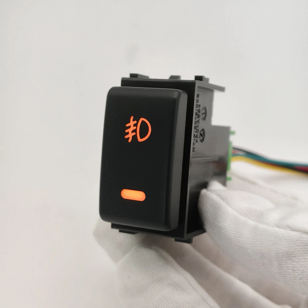 

Автомобильный светодиодный переключатель передних противотуманных фар, кнопка заднего противотуманной фары с проводом для Nissan Qashqai Tiida X-TRAIL Patrol Y62 2008-2015