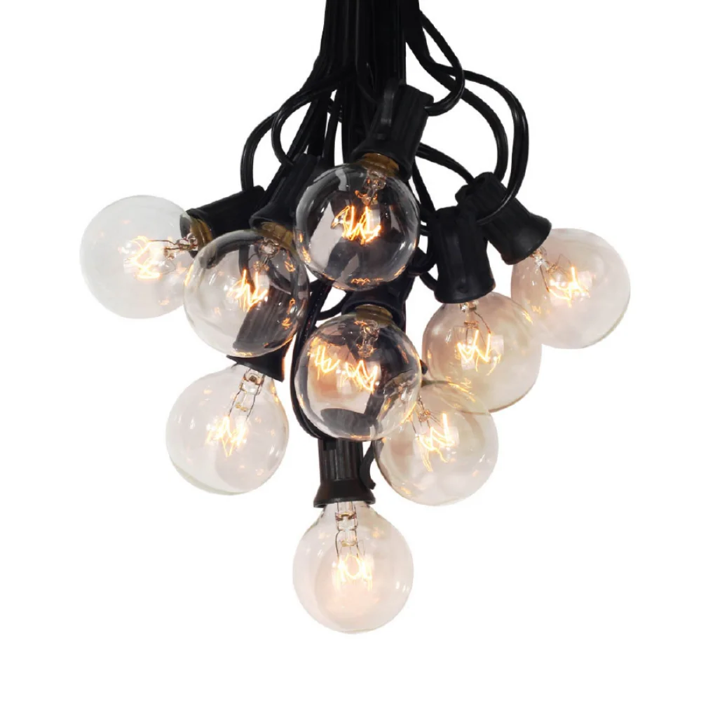 

Waterproof Lamp String Plug-in Lights Tungsten Filament Warmly Room for Outdoor Party Courtyard Christmas Decor light