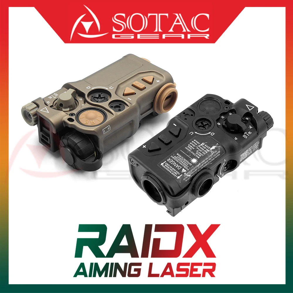 SOTAC Raid-X ИК-лазерное устройство красный зеленый точечный прицел высокая мощность