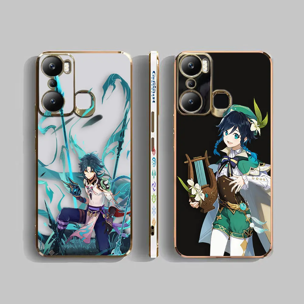 Гладкий Чехол для E-TPU чехол телефона Infinix HOT 40I 30I 30 20 20S 20I 12 12I 11 10 10S 10I 9 GT10 PRO игры