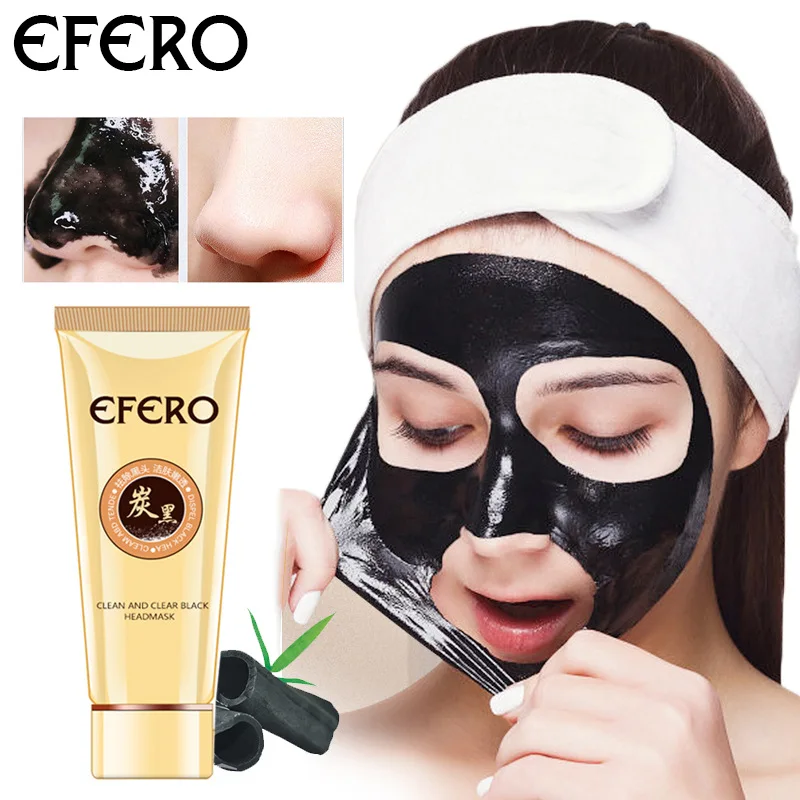 

Blackhead Remover Face Mask Oil-Control Moisturizing Anti-Acne Bamboo Charcoal Deep Cleaning Skin Care Brighten Beauty Product