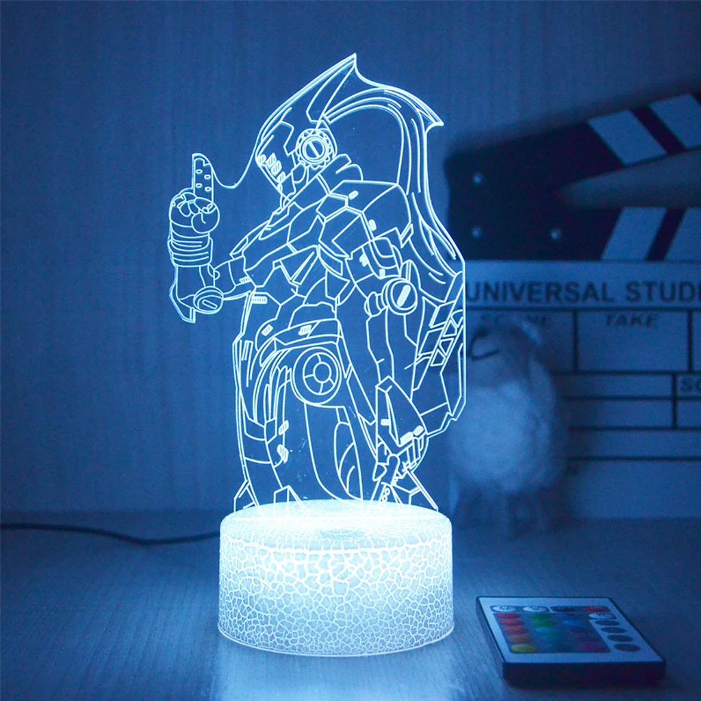 

Anime Manga Game Lamp League Of Legends Master Yi 3D Led Sunset Illusion Night Light For Kids Home Children Birthday Decor Gift