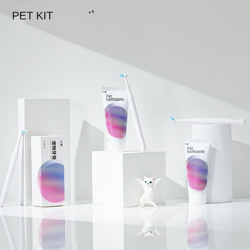 Натуральная PETKIT зубная щетка для животных собаки кошки очиститель продукты
