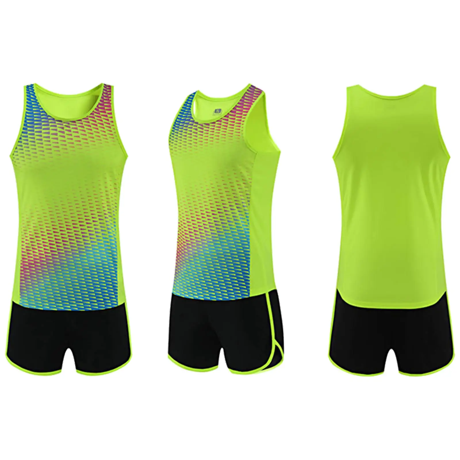 

Быстросохнущая спортивная одежда, мужские спортивные тренировочные комплекты для бега, спортивная одежда, повседневный эластичный спорти...