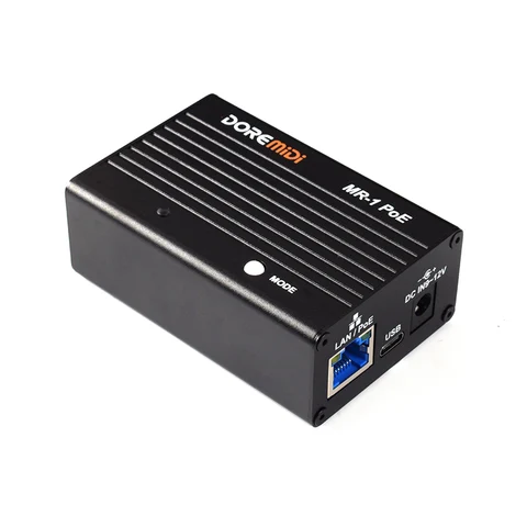 DoreMiDi RTP MIDI Network Interface MR-1 PoE