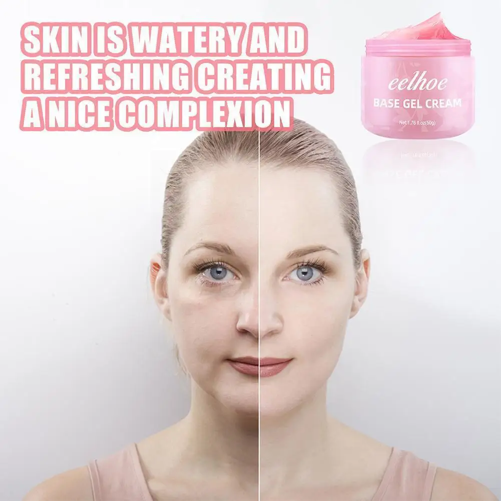 

50g Face Primer Pore Base Gel Cream, Face Foundation Primer Makeup For Invisible Pore, Matte Face Primer Pore Base Gel Crea W4m3
