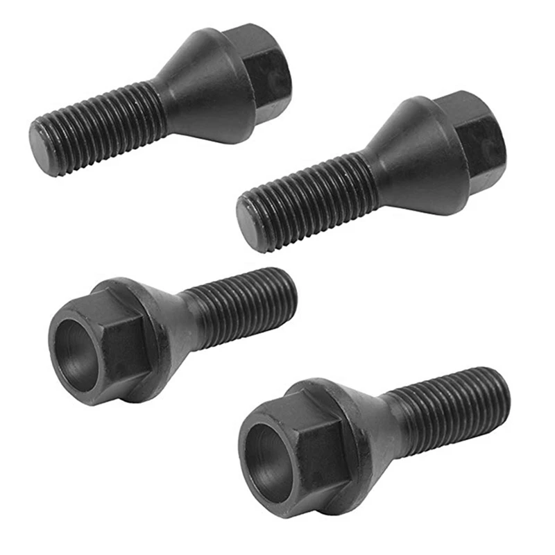 12 шт. черные гайки для болтов на колесах BMW E30 E36 E46 E60 E90 36136781150