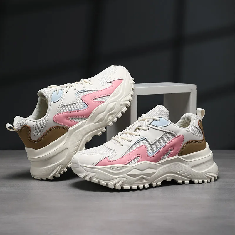 

High Quality Fashion Couple Shoes 2022 New Men's Casual Shoes Comfortable Breathable Shoes Outdoor Wear-resistant Non-slip Shoes