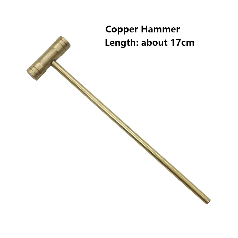 

Твердый маленький латунный молоток для часов, ремонт часов, медный и железный молоток двойного назначения, прецизионная установка, ручные инструменты, обслуживание