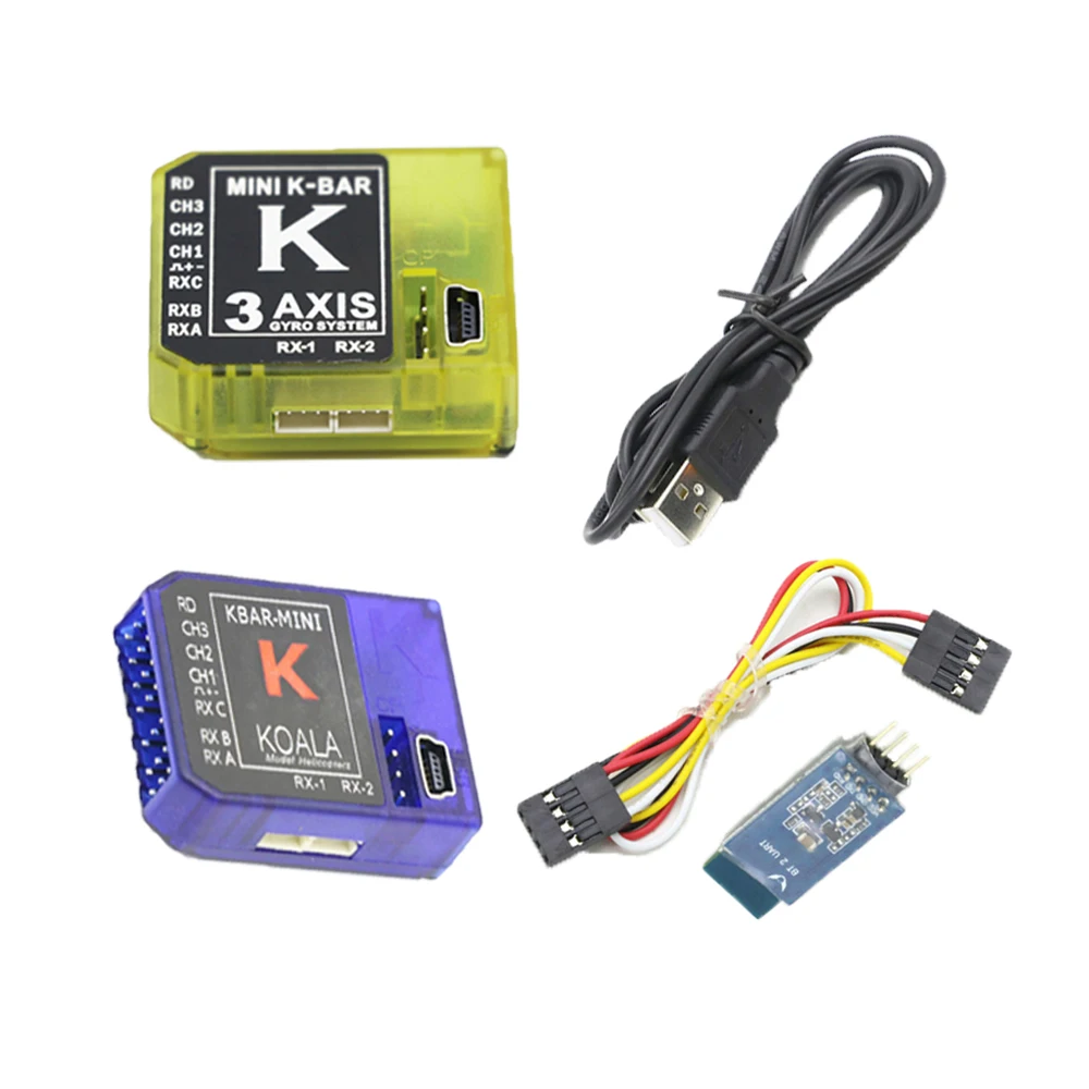 

KBAR Gyro MINI K-BAR K8 3 Axis Gyro Flybarless PK VBAR B8 for Helicopters