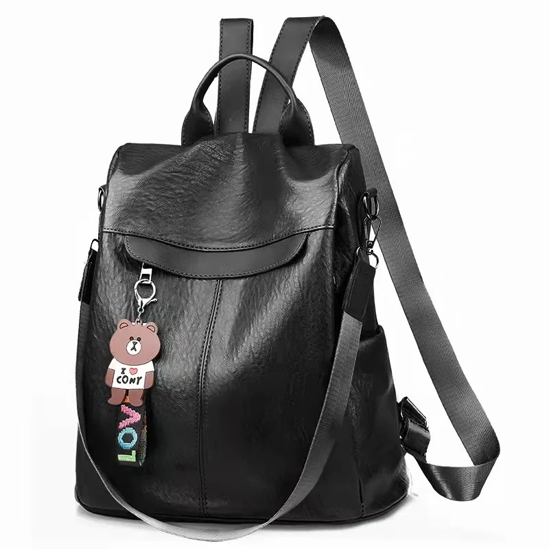 

Anti Theft Backpack Women Bags Multifunction Female Backpack Girls Schoolbag Travel Backpack Leather Women Bags for Women