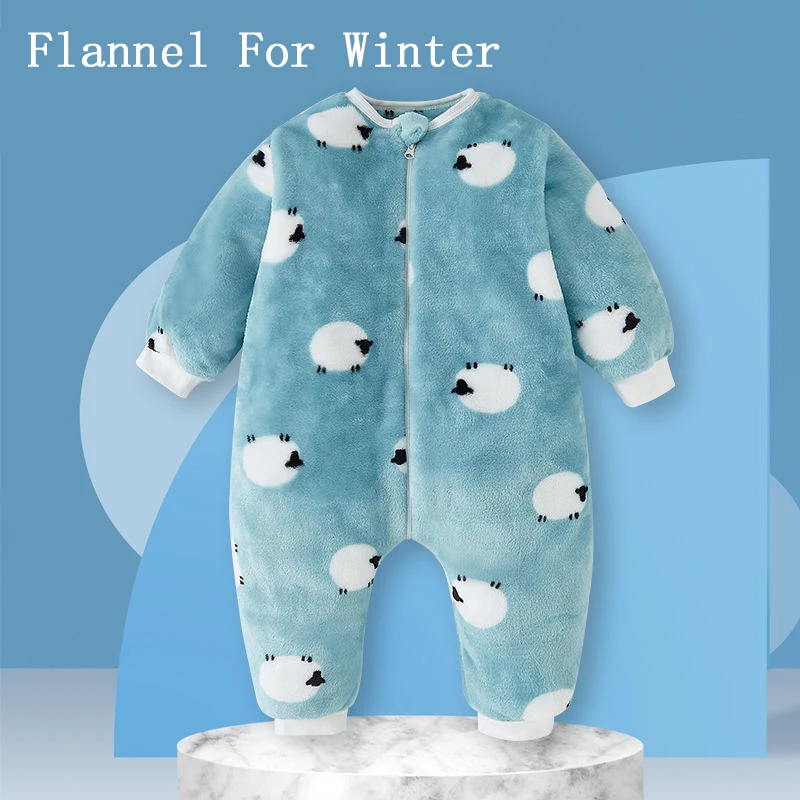 Spring & Autumn Winter Cotton Long Sleeve 25-36m Kids Sleep Sack 13-24m Cartoon Split Leg Sleeping Bag Babies Sleepers For Boys