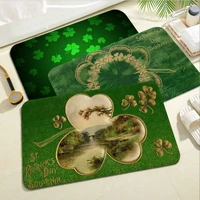 four leaf clover bathroom mat non slip laundry room mat laundry decor balcony child living room bedside mats