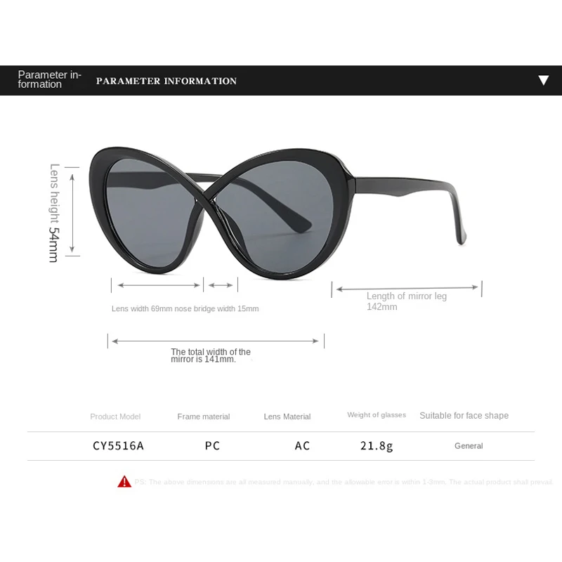 Солнцезащитные очки кошачий глаз для мужчин и женщин винтажные брендовые