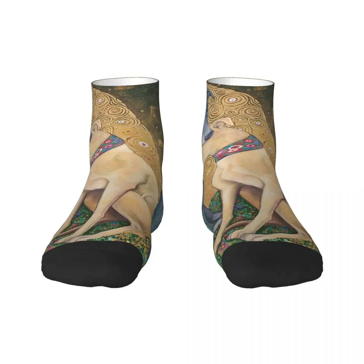 

Мужские и женские носки Gustav Klimt Greyhound с изображением собаки, теплые модные носки, новинка