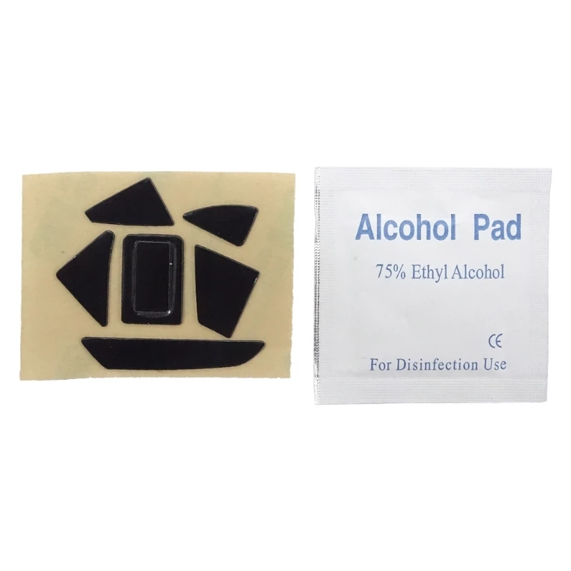 Наклейка на коврик для ног мыши игровая мышь скользит коньки изогнутый край