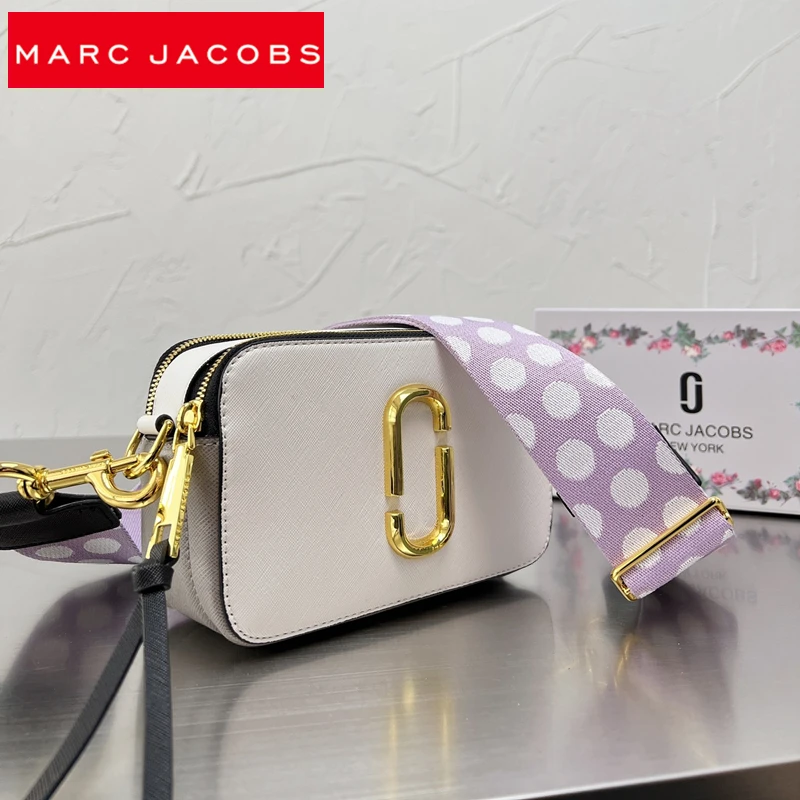 

Marc Jacobs Camera Bag Women Shoulder Crossbody Bags for Woman Leather Exquisite Bag Female Designer Casual Concise Chest Bag