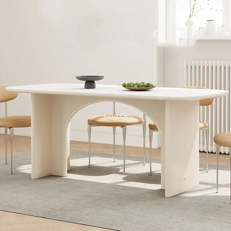 

Обеденный стол для ресторана в скандинавском стиле, маленькая офисная мебель, бесплатная доставка, современные настольные стулья, органайзер, белая мебель