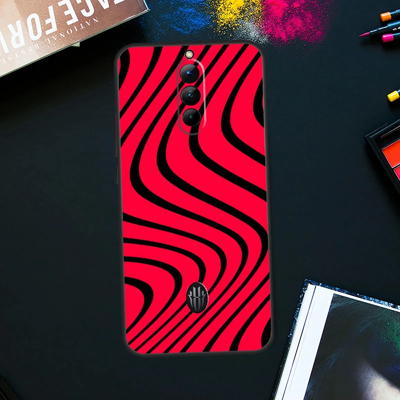 Оловянное зеленое освещение для ZTE Nubia Red Magic 9 8 8S Pro Plus RedMagic 6S 7S 6 7 Чехол