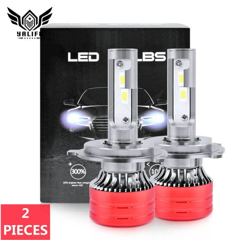 

2Pcs H1 H3 H4 H7 LED Canbus H11 H8 HB3 9005 HB4 9006 Led Headlights 48W 6000LM Car Light Bulbs 12V Automobiles Auto Lamp