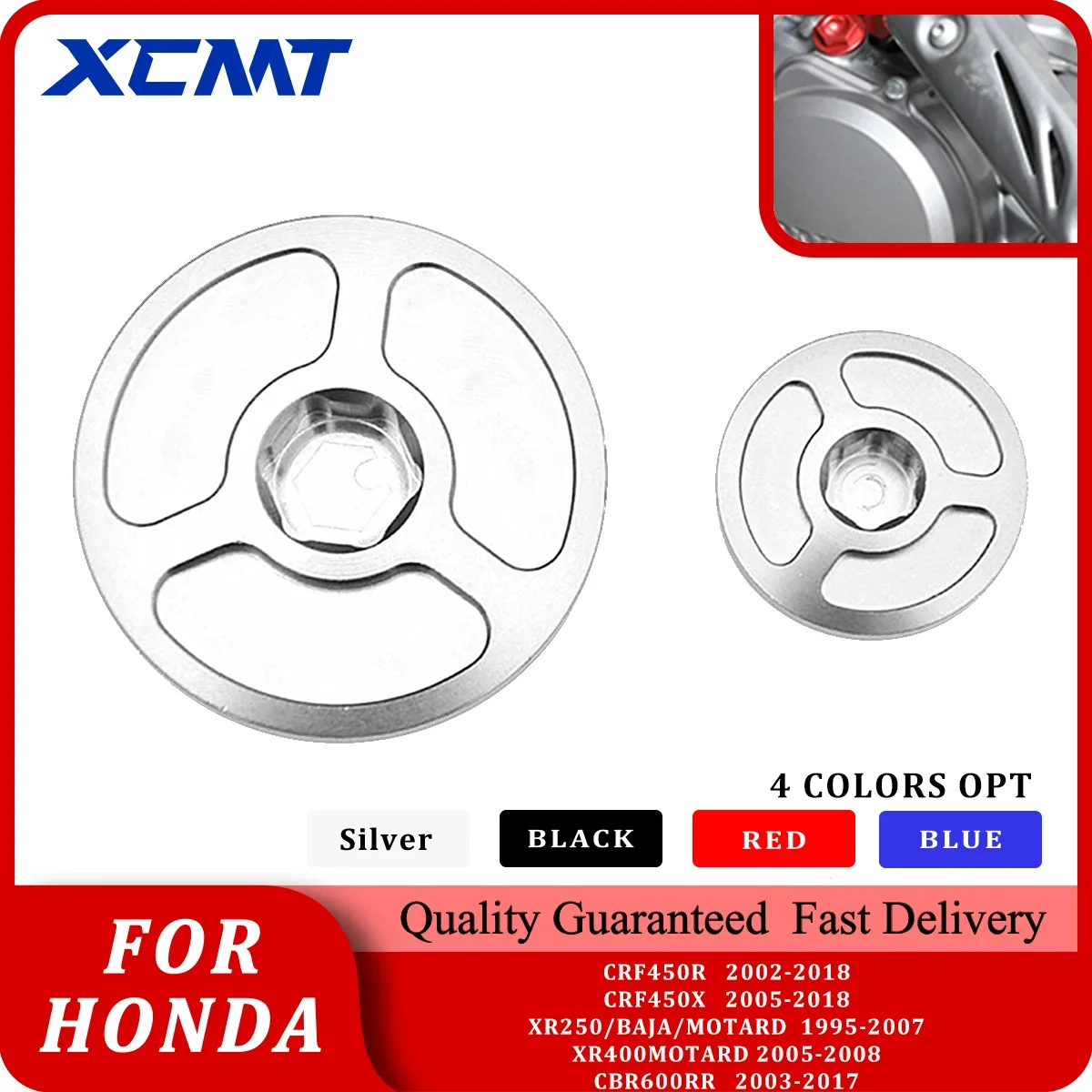 Крышка заглушки синхронизации двигателя для Honda CRF150R CRF250R CRF450R CRF450X TRX400EX CRF150 250 450 R X