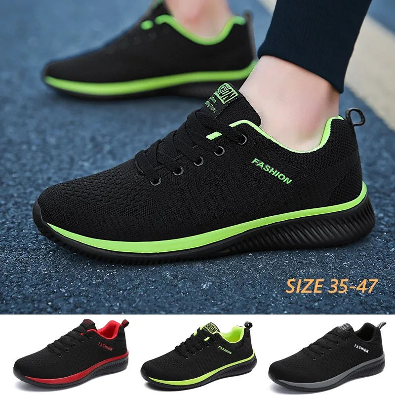 

Mens Womens Casual Sports Shoes Lightweight Comfortable Breathable Unisex Running Sneakers Tennis Lace-up Shoes